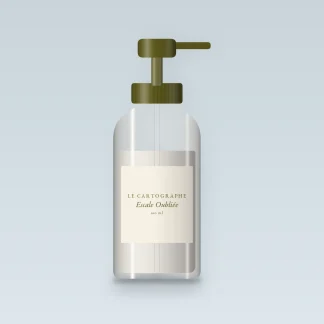 Baume après-rasage traditionnel Escale Oubliée – Le Cartographe, flacon-pompe 100 ml