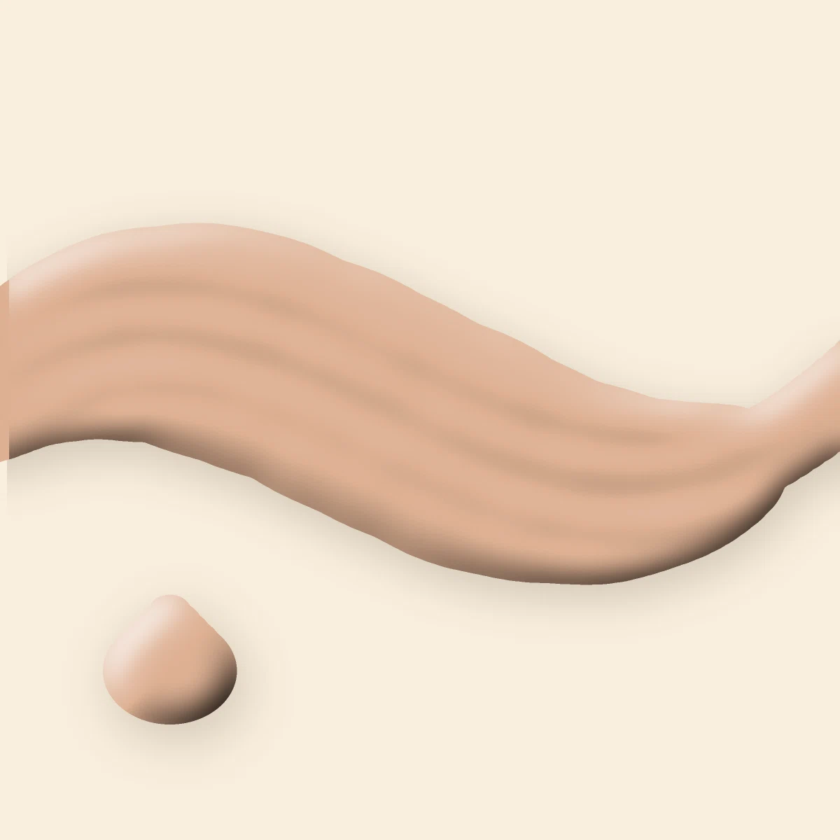 Fond de teint Sable Chaud couvrance modulable – Terre d'Ocrelle, aperçu de la teinte 09 Beige rosé