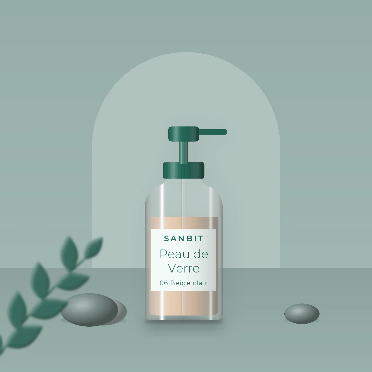 Fond de teint couvrance modulable Peau de Verre – Sanbit, photo d'ambiance