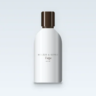 Gel douche et bain Taïga sensoriel – Mélèze & Givre, flacon 100 ml