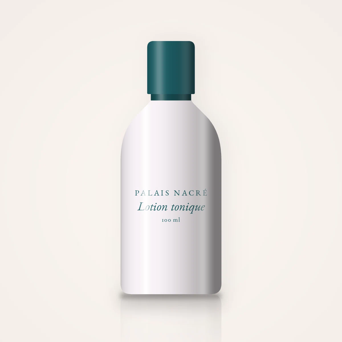 Lotion tonique haute tolérance à l'acide hyaluronique – Palais Nacré, flacon 100 ml