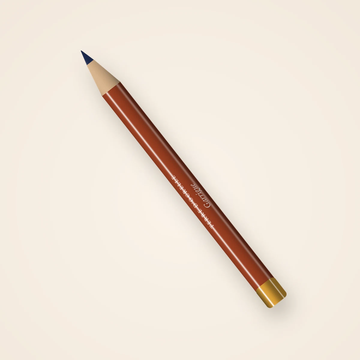 Eyeliner ultra-pigmenté Garrigue – Terre d'Ocrelle, crayon 0,3 g, teinte Bleu nuit