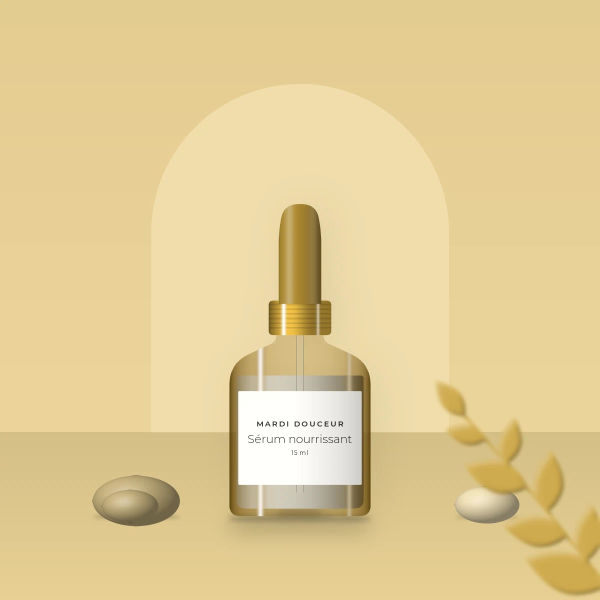 Sérum nourrissant à la niacinamide – Mardi Douceur, photo d'ambiance