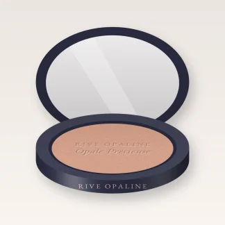 Terre de soleil bonne mine Opale Précieuse – Rive Opaline, boîtier 10 g, teinte 02 Sable rosé