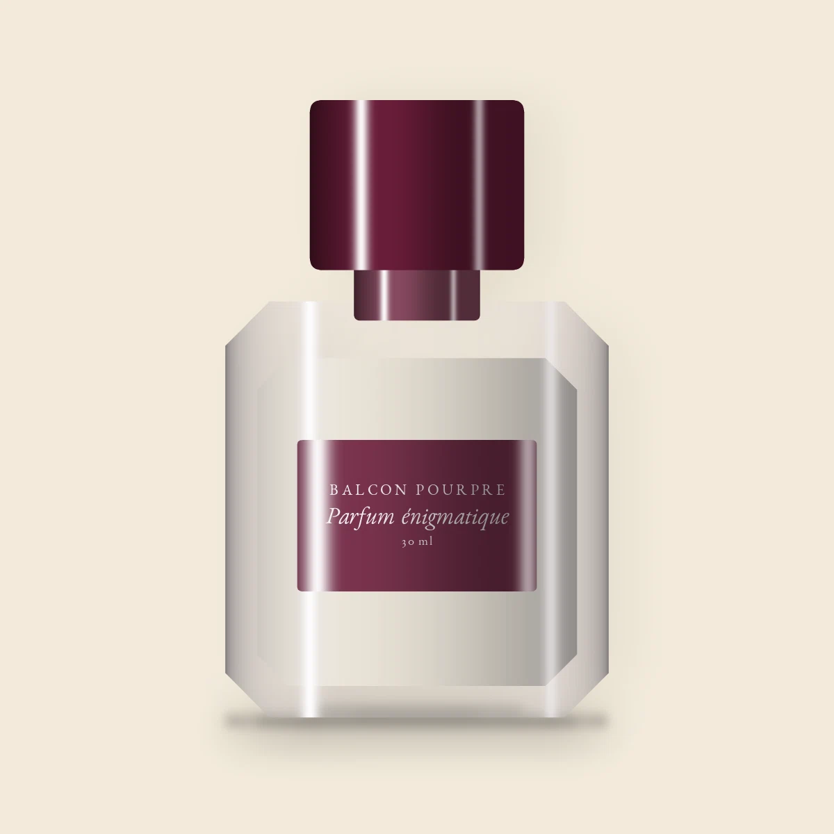 Parfum énigmatique à la fève tonka – Balcon Pourpre, flacon 30 ml