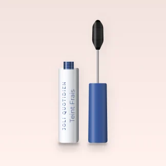 Mascara effet cils de poupée Teint Frais – Joli Quotidien, flacon et brosse 4 ml, teinte Noir intense