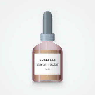 Sérum éclat à la vitamine E – Edelfels, flacon compte-gouttes 15 ml