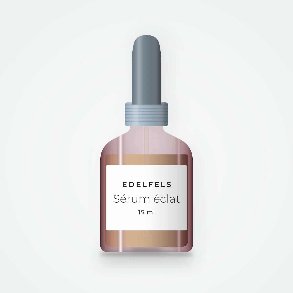 Sérum éclat à la vitamine E – Edelfels, flacon compte-gouttes 15 ml