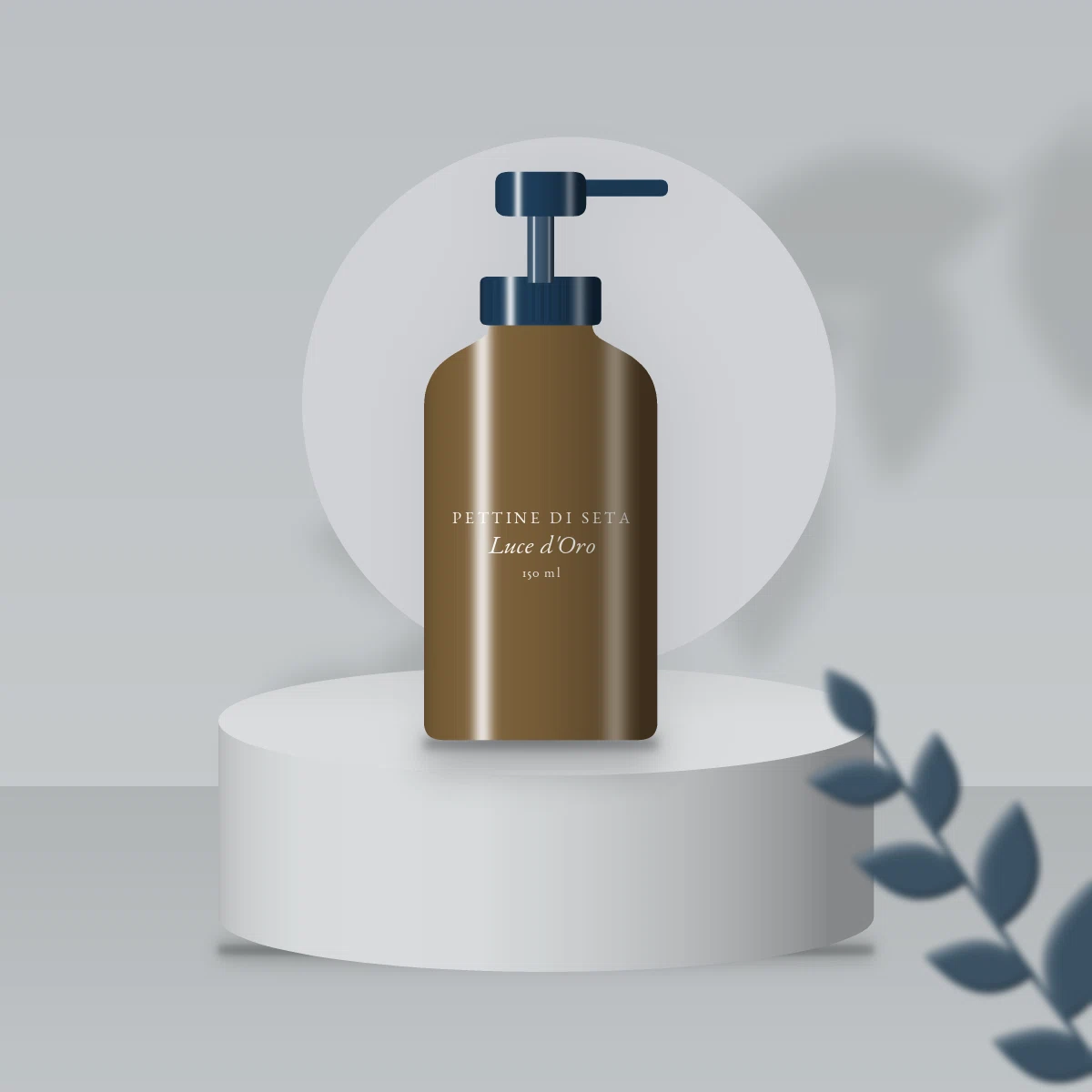 Crème coiffante thermoprotectrice Luce d'Oro – Pettine di Seta, photo d'ambiance