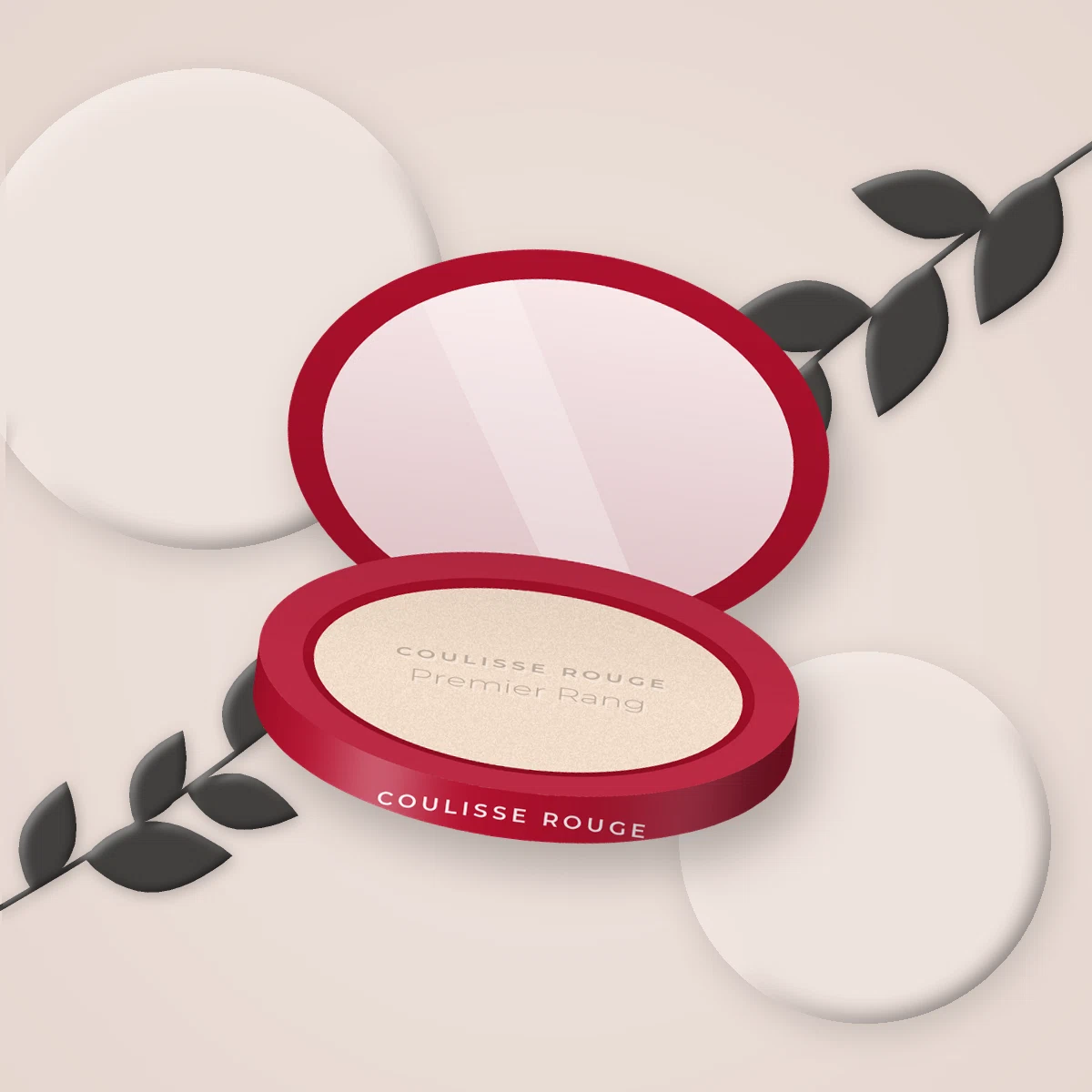 Poudre embellissante Premier Rang – Coulisse Rouge, photo d'ambiance