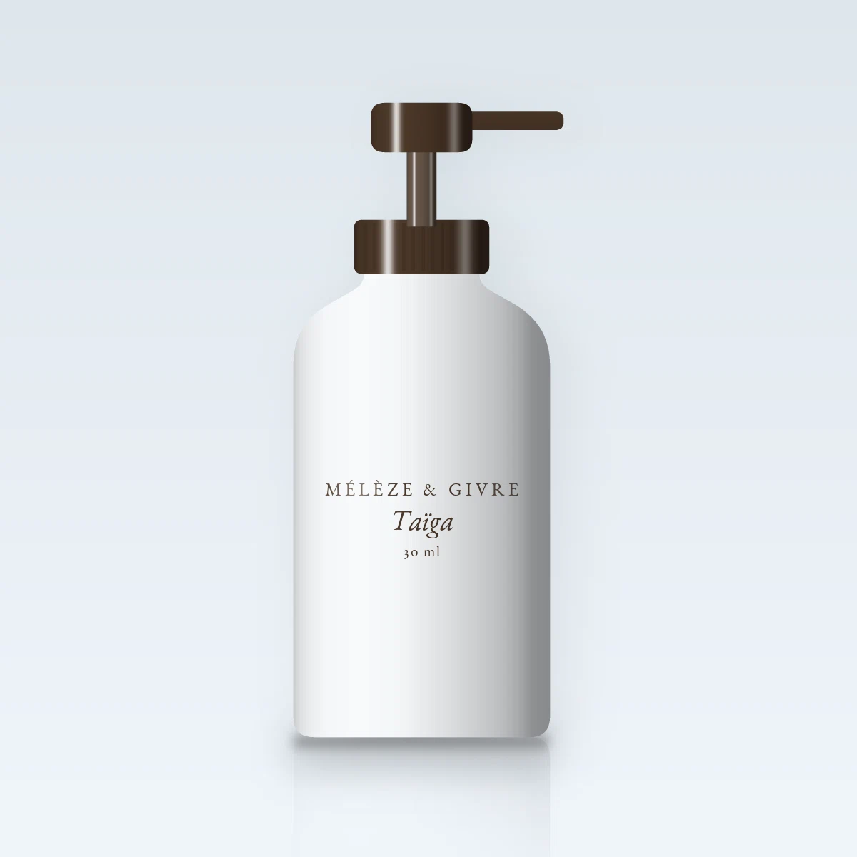 Huile capillaire Taïga au jojoba – Mélèze & Givre, flacon-pompe 30 ml