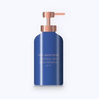 Contour des yeux tenseur au complexe peptidique – Joli Quotidien, flacon-pompe 20 ml