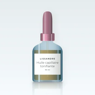 Huile capillaire tonifiante au pracaxi – Lissandre, flacon compte-gouttes 50 ml